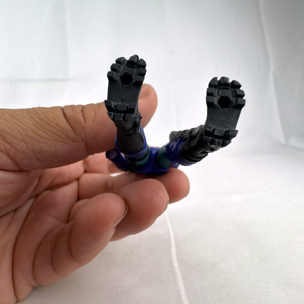 Jazwares Fortnite 4-inch Dark Bomber articulated action figure with purple detailing in loose condition