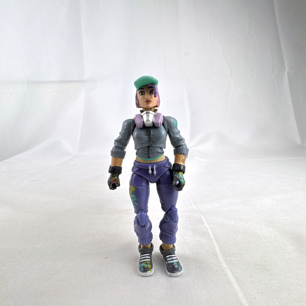 Jazwares Fortnite Teknique 4-inch fully jointed action figure featuring paint splatter detail