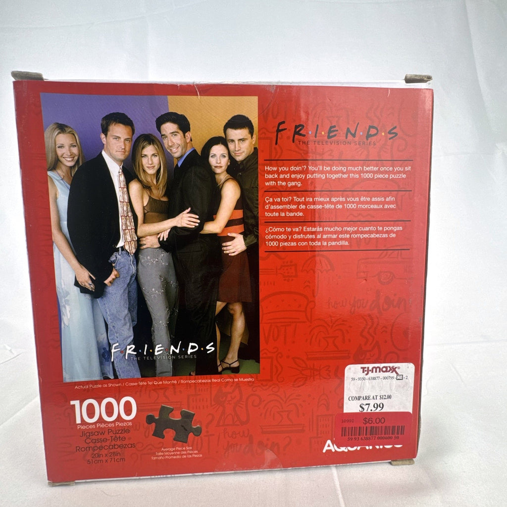 Aquarius Friends television series cast 1000-piece jigsaw puzzle in unopened original box