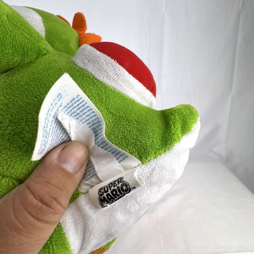 Build-A-Bear Workshop 16-inch green Yoshi plush featuring red shell and embroidered foot patch
