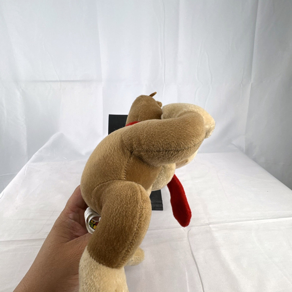 Nintendo Donkey Kong 8-inch flexing plush stuffed animal with red monogram tie