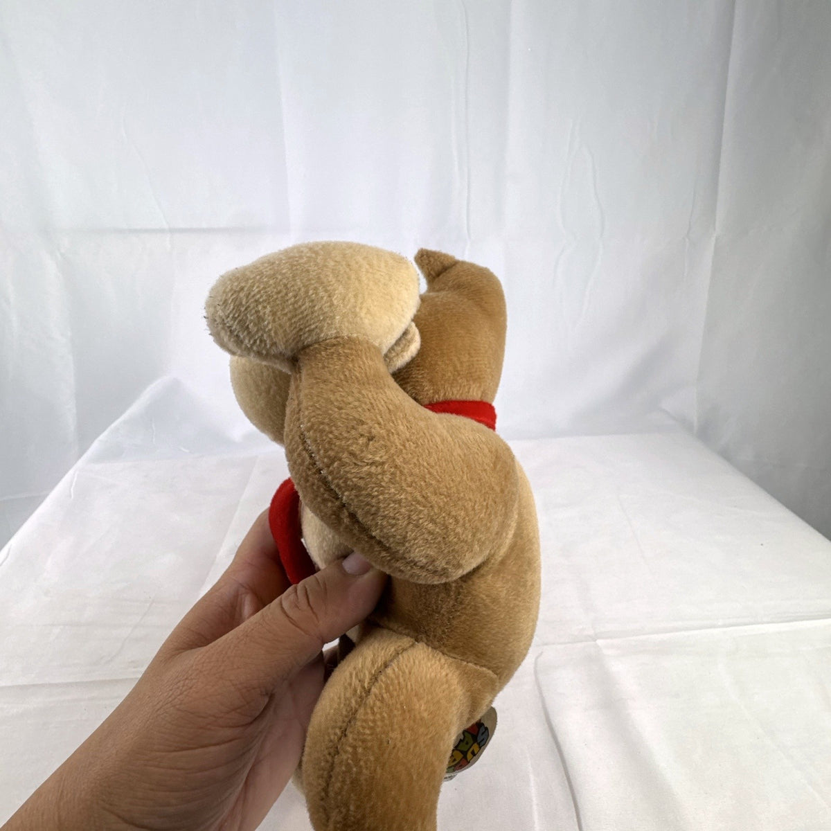 Nintendo Donkey Kong 8-inch flexing plush stuffed animal with red monogram tie