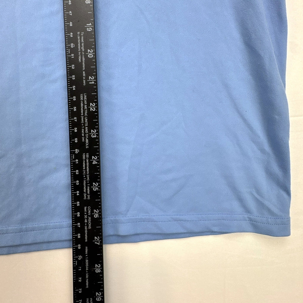 Under Armour HeatGear light blue short sleeve athletic t-shirt in men's size large