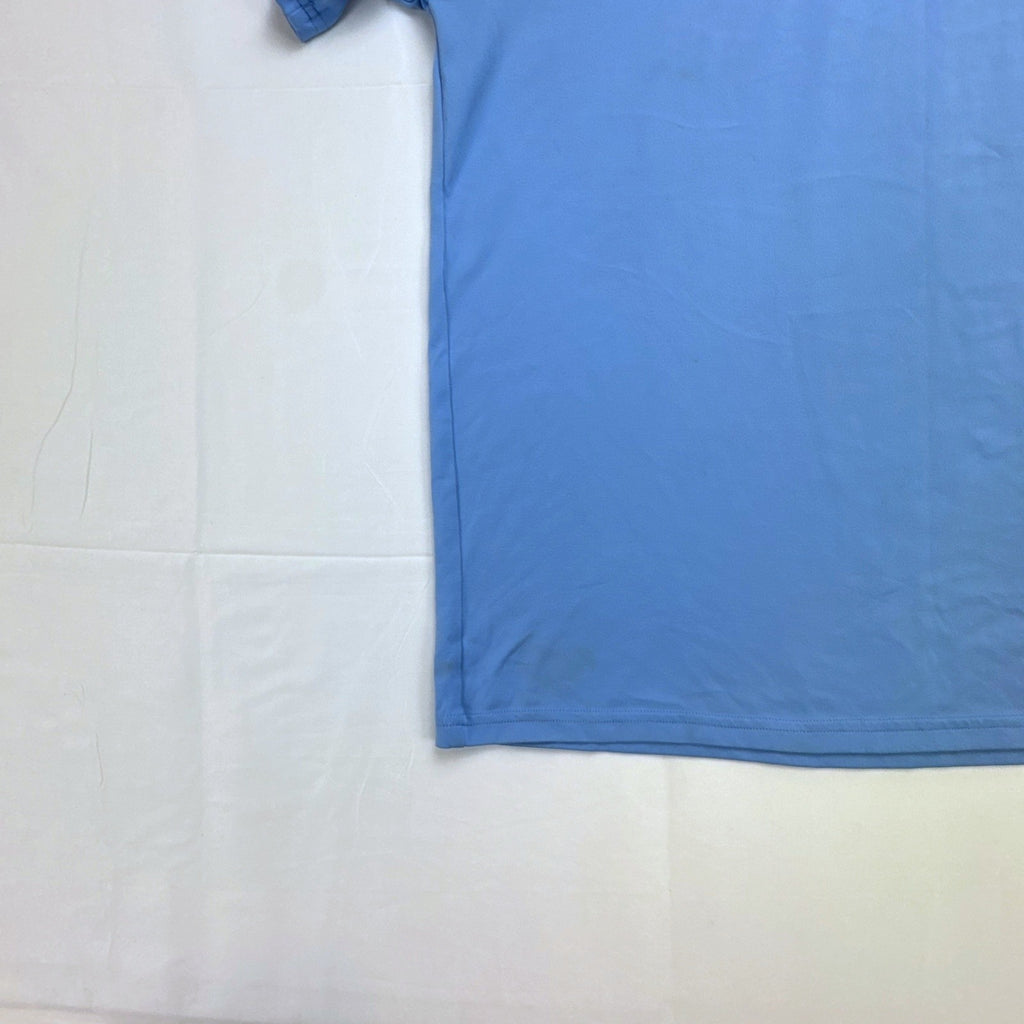 Under Armour HeatGear light blue short sleeve athletic t-shirt in men's size large