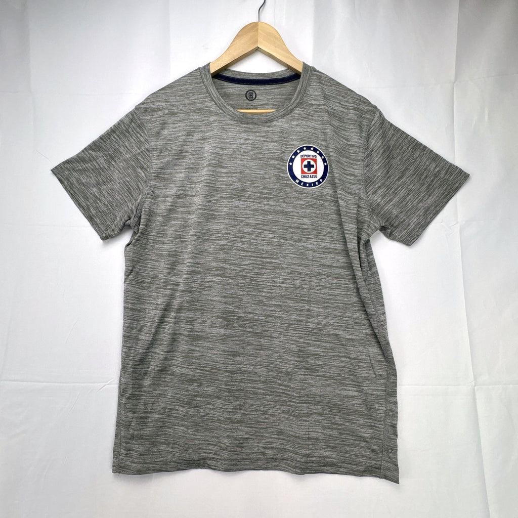 Cruz Azul men's heather gray soccer t-shirt size large with team crest