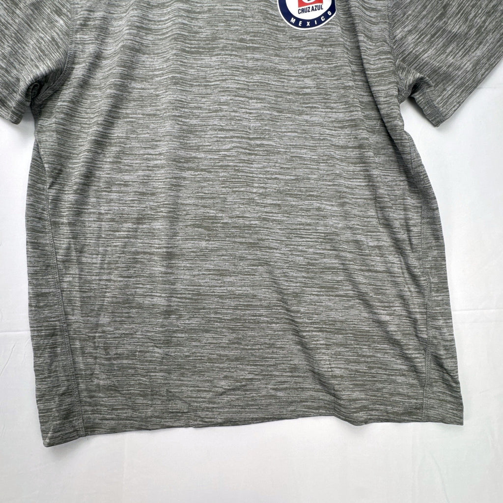 Cruz Azul men's heather gray soccer t-shirt size large with team crest
