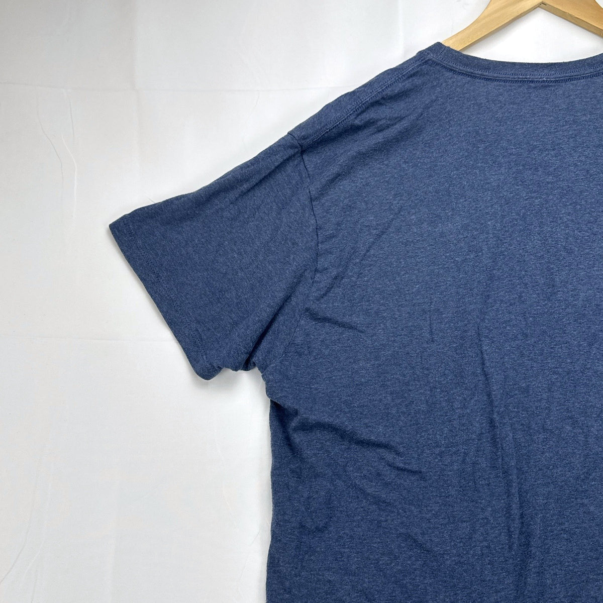 Fifth Sun Star Wars starfield logo graphic t-shirt in heather blue, men's size XL