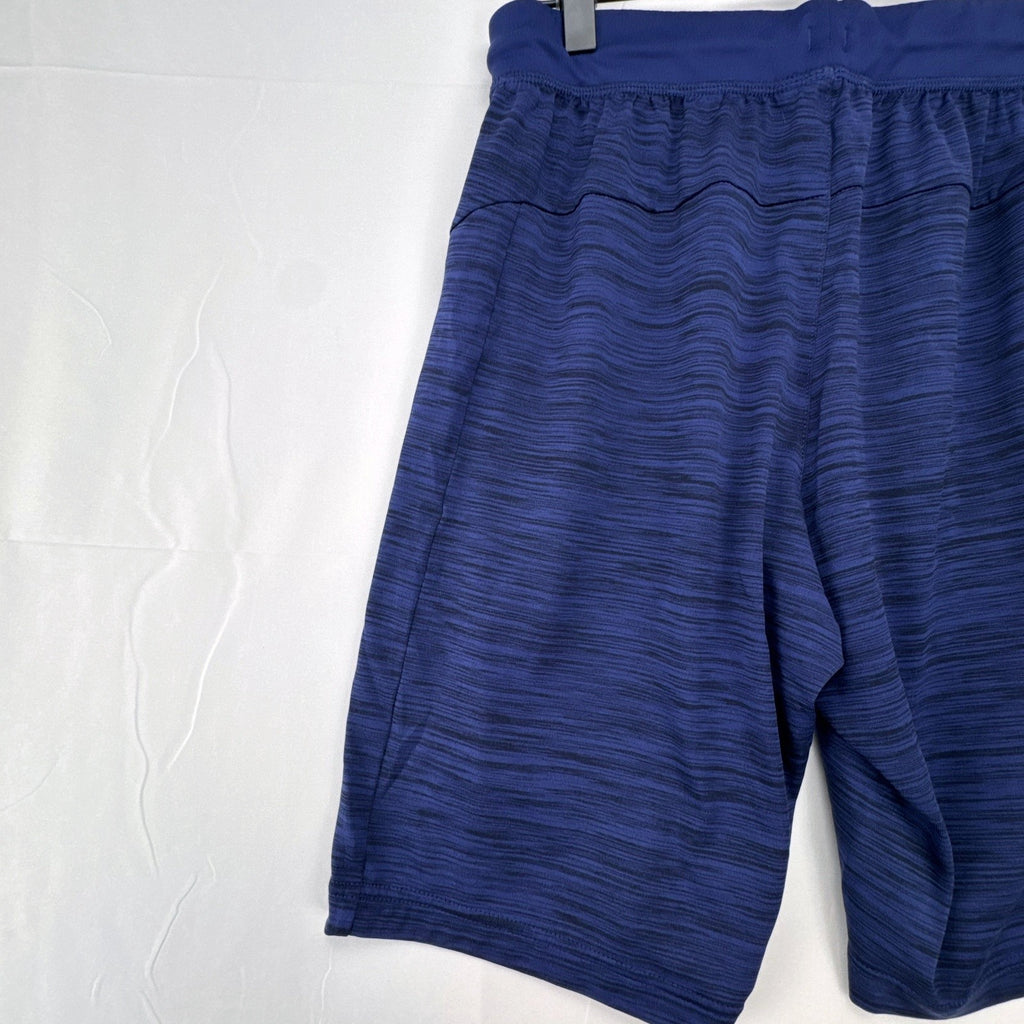 adidas heather blue Climalite athletic gym shorts in men's size small with side pockets