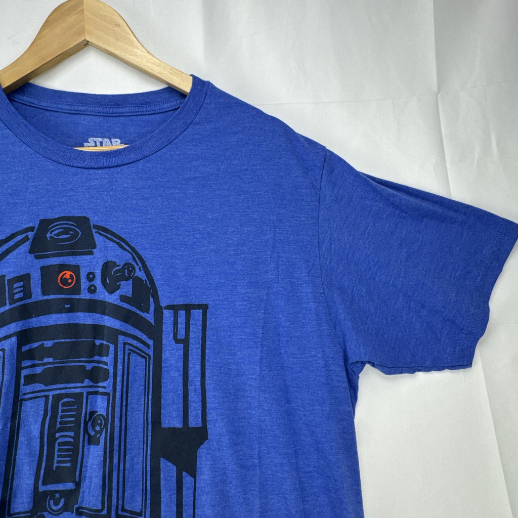 Star Wars Mad Engine heather blue graphic T-shirt featuring R2-D2 in men's size XL.