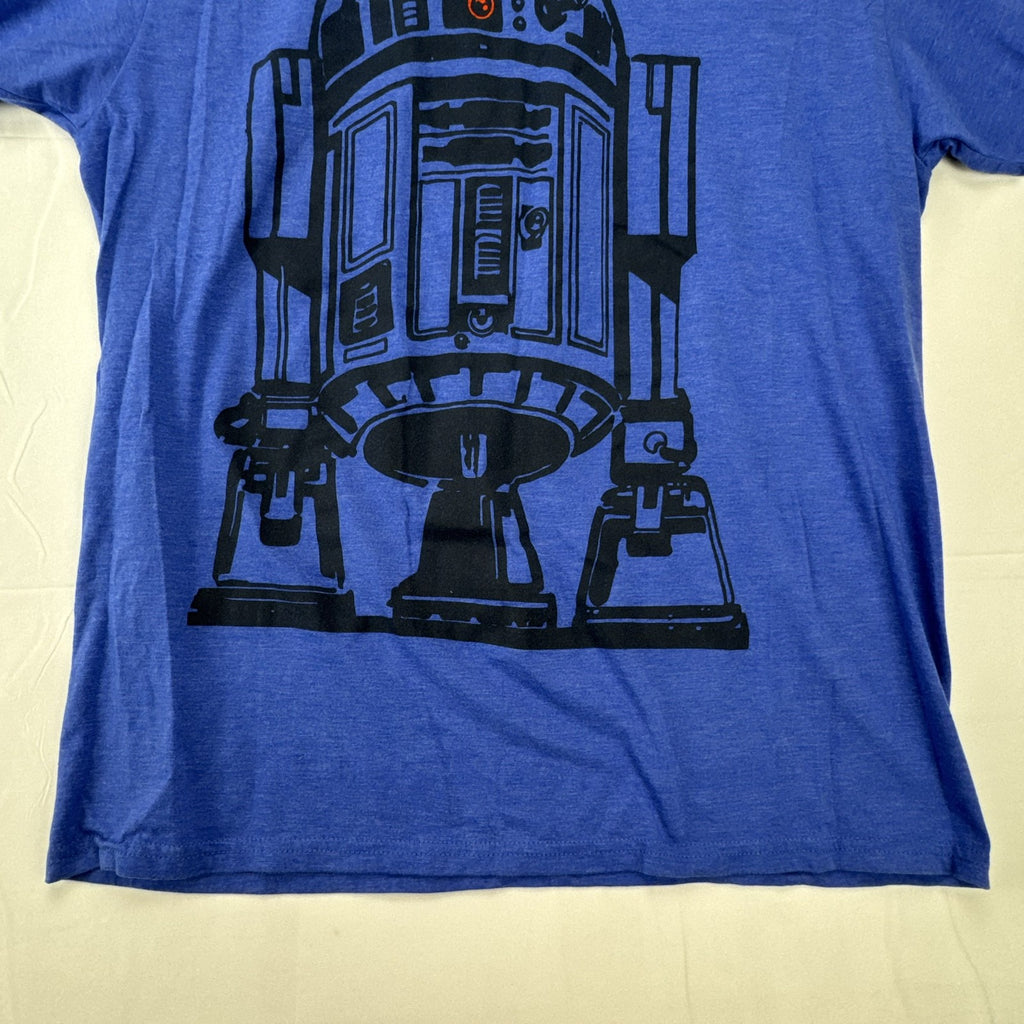 Star Wars Mad Engine heather blue graphic T-shirt featuring R2-D2 in men's size XL.