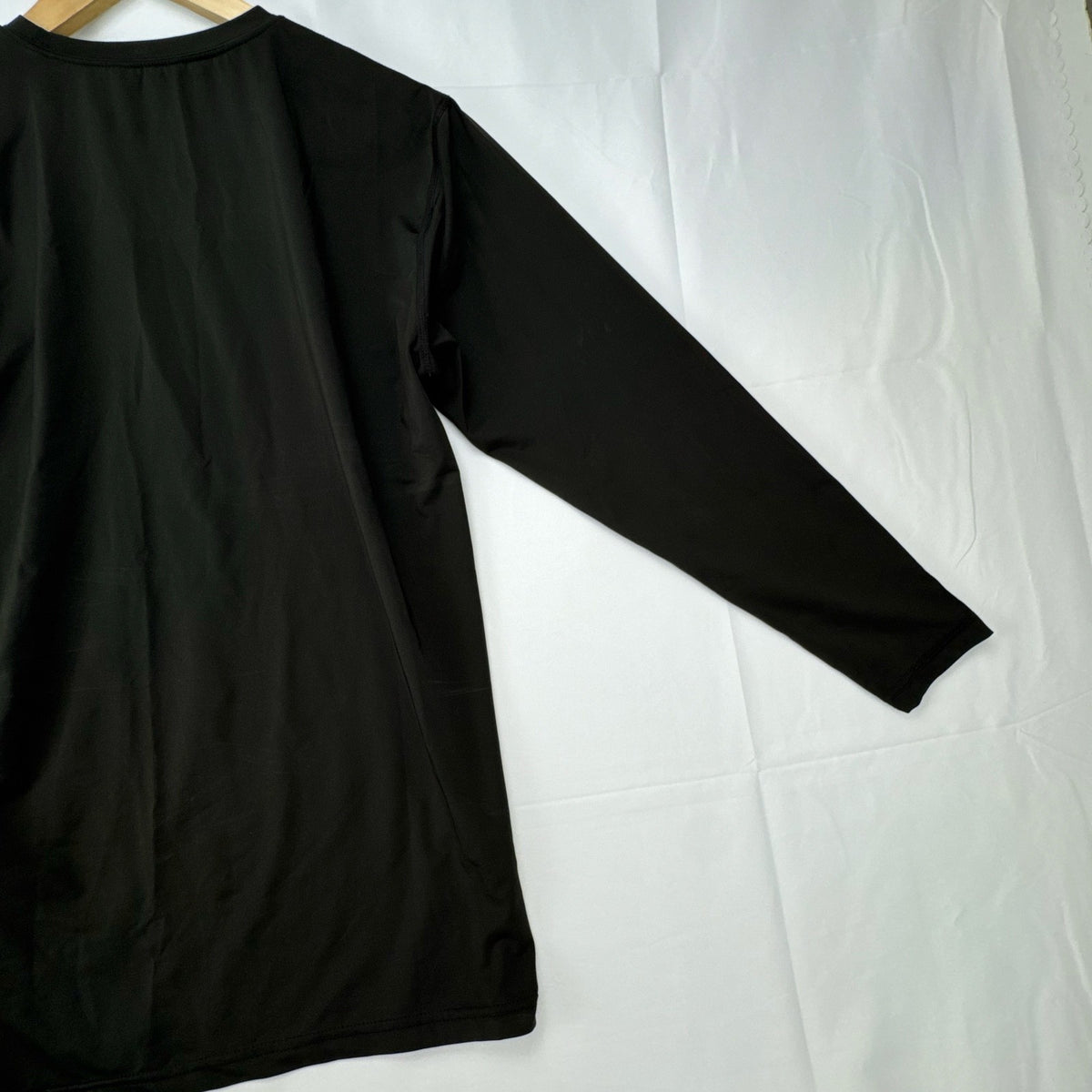 Wilson Protec men's long sleeve compression shirt in charcoal gray, size XL.