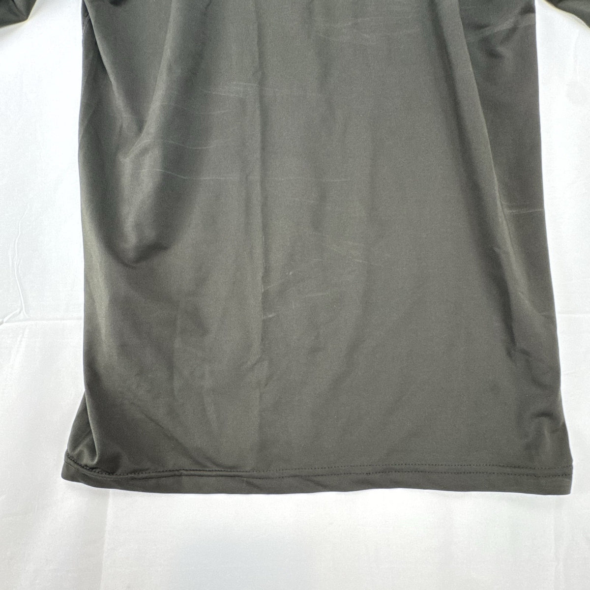 Wilson Protec men's long sleeve compression shirt in charcoal gray, size XL.
