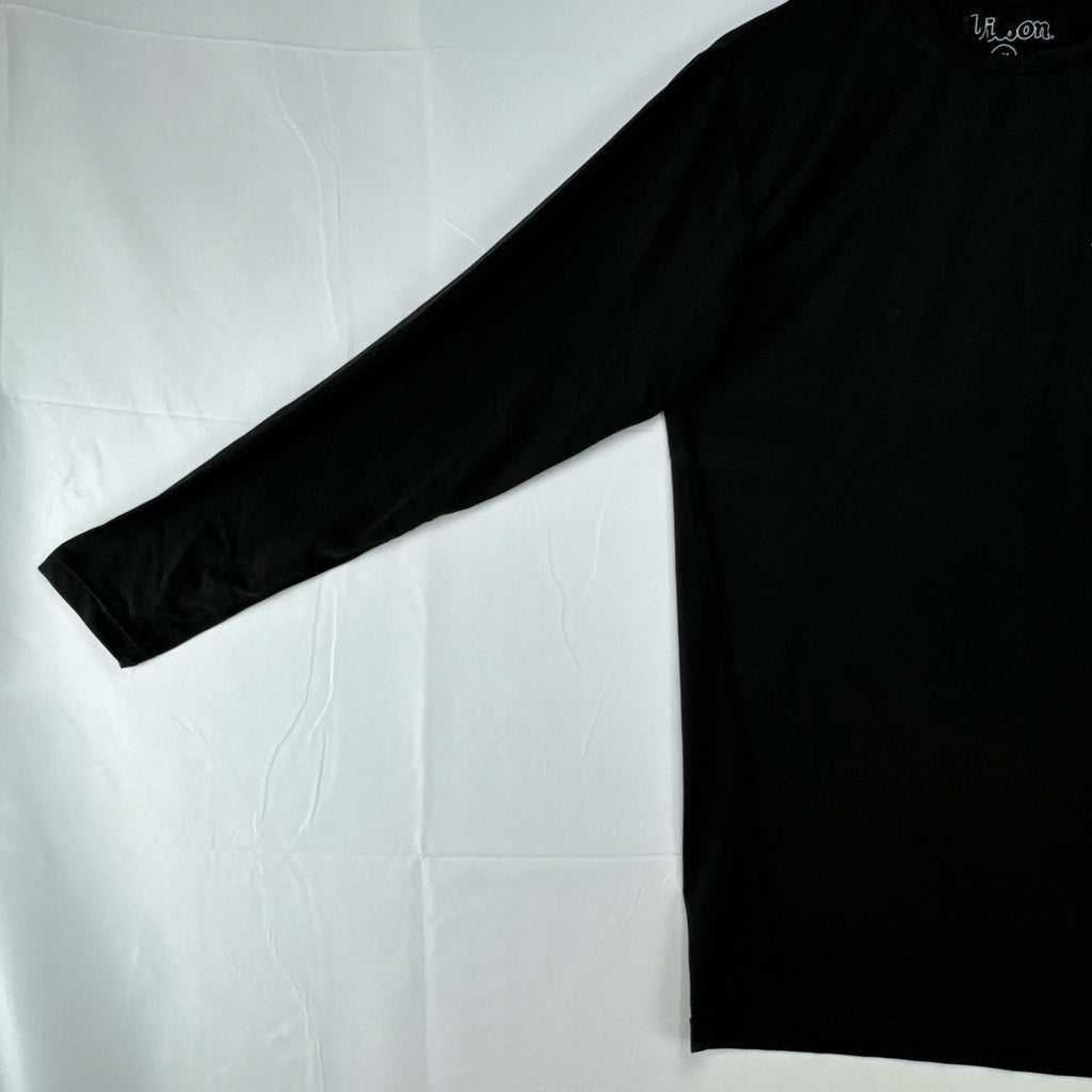 Wilson Protec men's long sleeve compression shirt in charcoal gray, size XL.