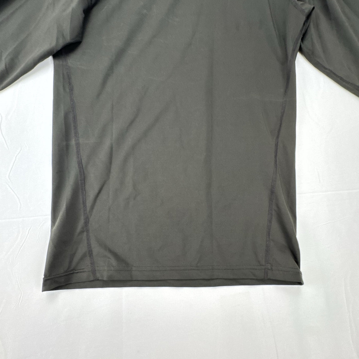 Wilson Protec men's long sleeve compression shirt in charcoal gray, size XL.