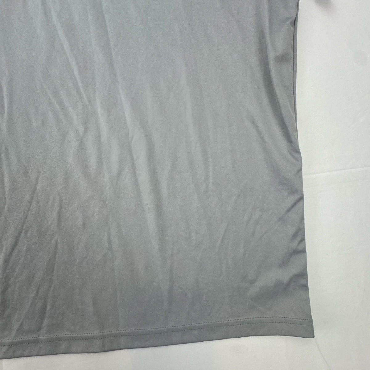Umbro men's gray short sleeve soccer training jersey in size M featuring logo tape detailing