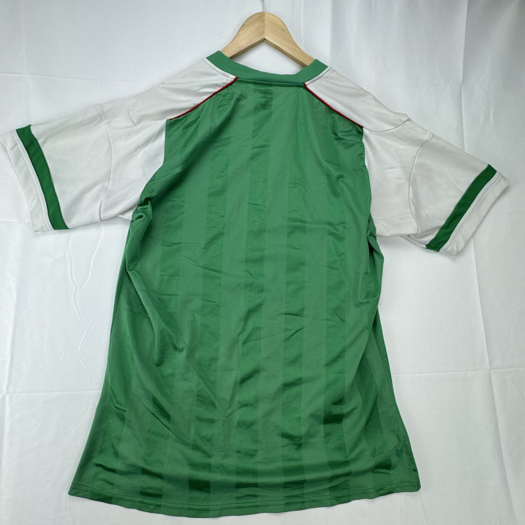Umbro Mexico national team green striped soccer jersey for men in size XL