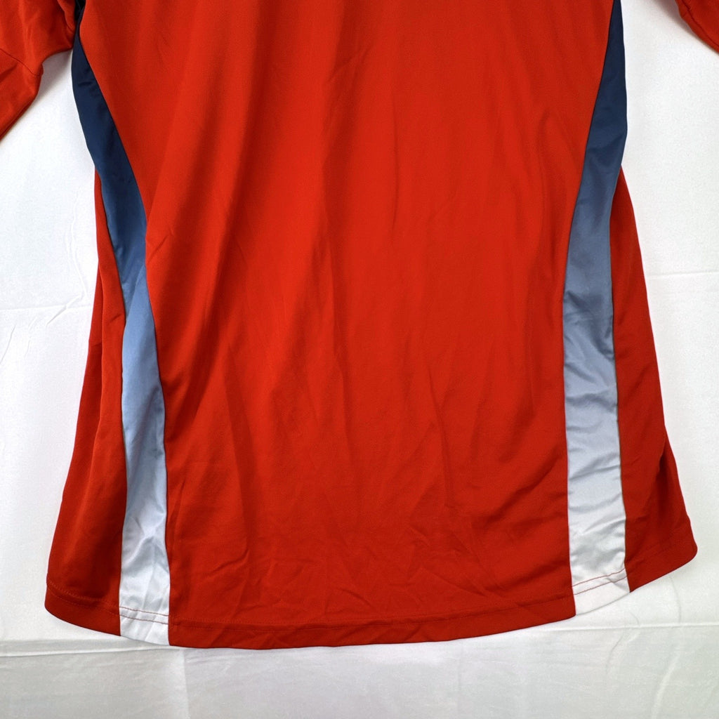 Red long sleeve adidas Onore 14 padded goalkeeper jersey in men's size XL