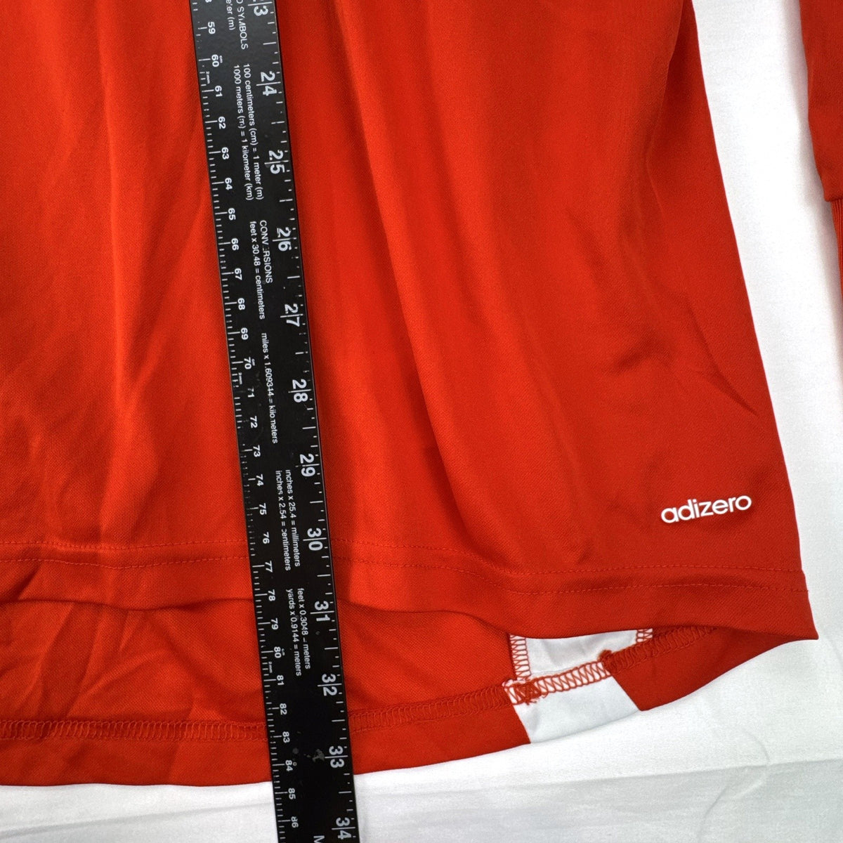 Red long sleeve adidas Onore 14 padded goalkeeper jersey in men's size XL