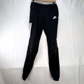Black adidas Tierro padded goalkeeper soccer pants in men's size M with white 3-stripes