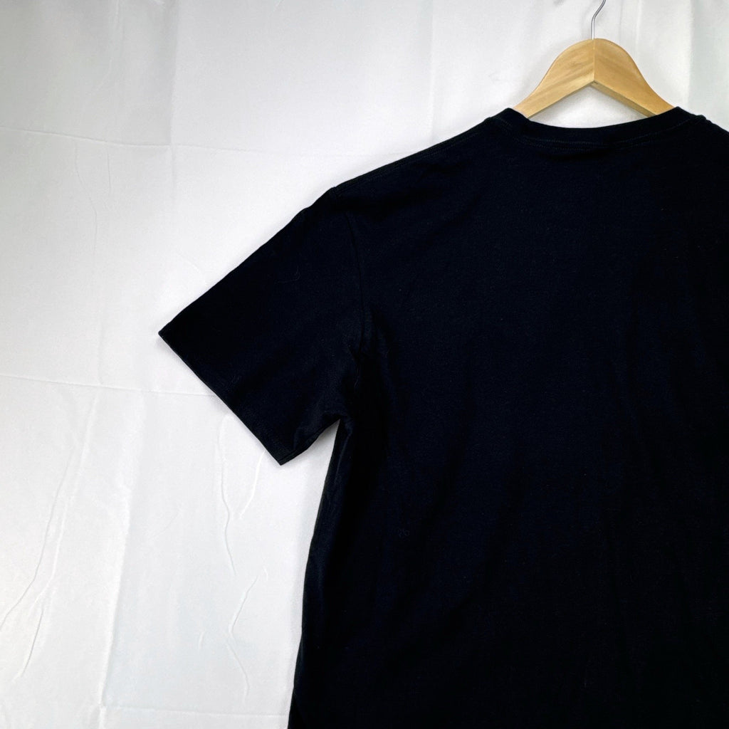 Black Anvil Men's XL Flat Rabbit Racing Club graphic t-shirt featuring helmeted bunny skull