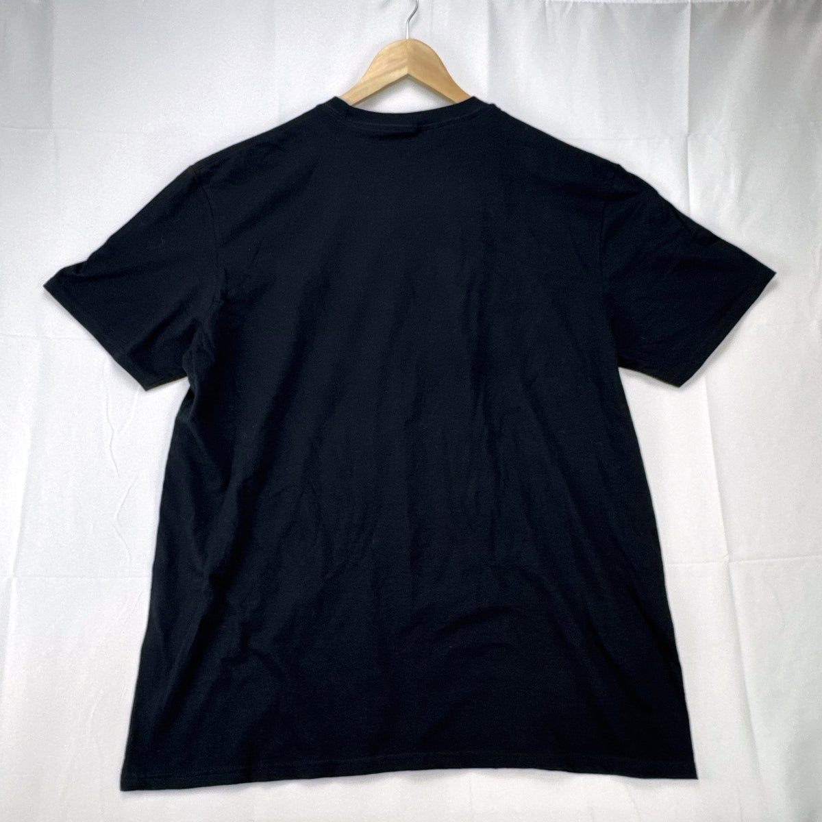 Black Anvil Men's XL Flat Rabbit Racing Club graphic t-shirt featuring helmeted bunny skull