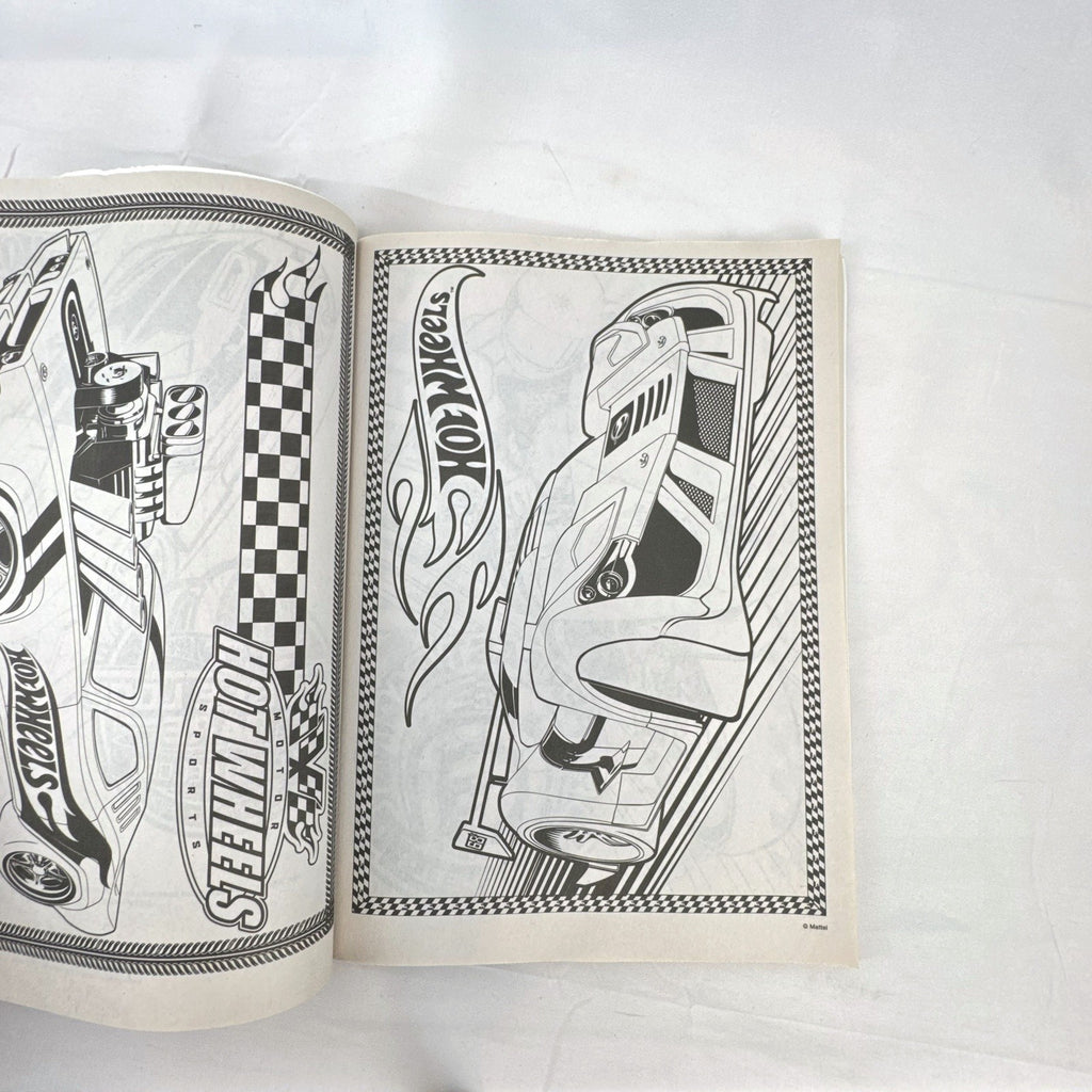 Front cover of the Hot Wheels Go For It! Big Fun Book to Color activity book by Bendon