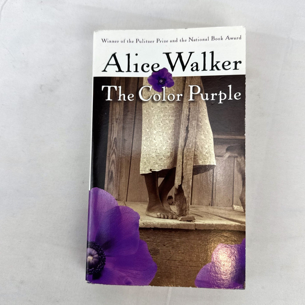 Front cover of Alice Walker's The Color Purple paperback novel published by Harcourt