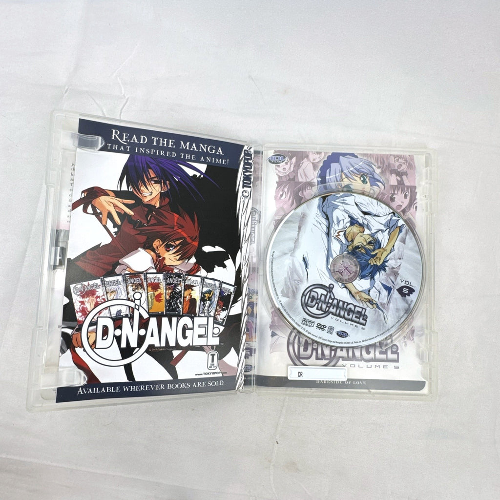 ADV Films D.N.Angel Volume 5 Darkside of Love anime DVD case and cover art