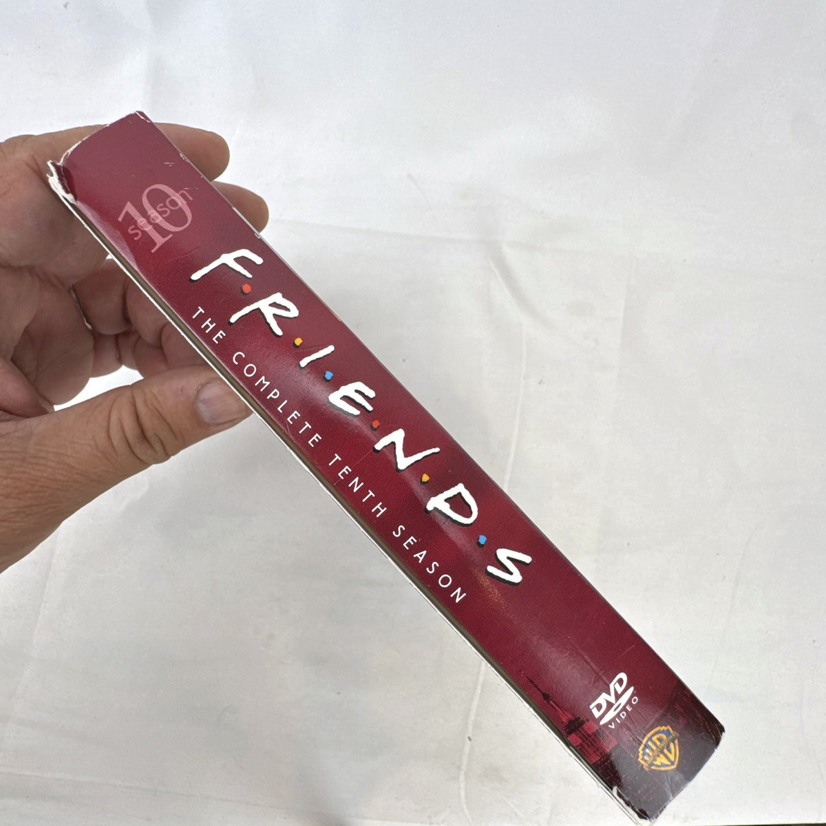 Friends The Complete Tenth Season Deluxe 4-Disc DVD Box Set outer slipcase cover