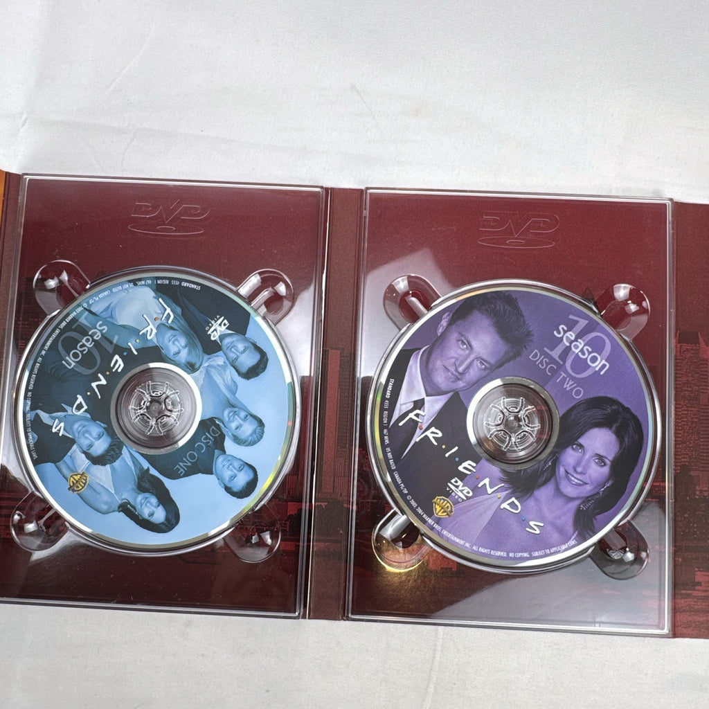 Friends The Complete Tenth Season Deluxe 4-Disc DVD Box Set outer slipcase cover