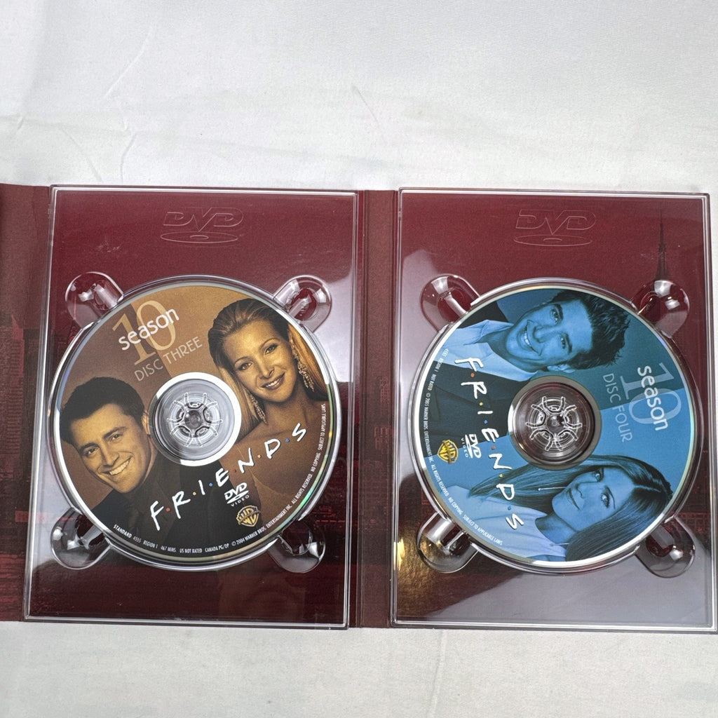 Friends The Complete Tenth Season Deluxe 4-Disc DVD Box Set outer slipcase cover