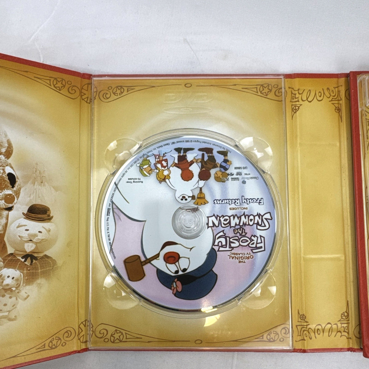 The Original Television Christmas Classics DVD box set slipcase cover featuring Rudolph and Frosty
