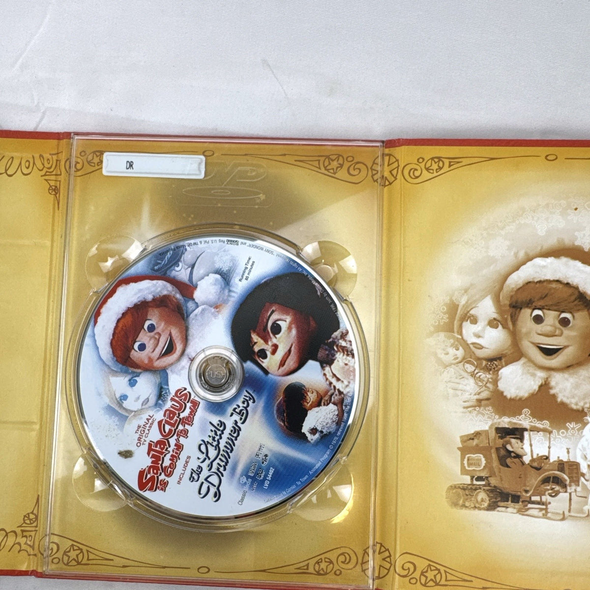 The Original Television Christmas Classics DVD box set slipcase cover featuring Rudolph and Frosty