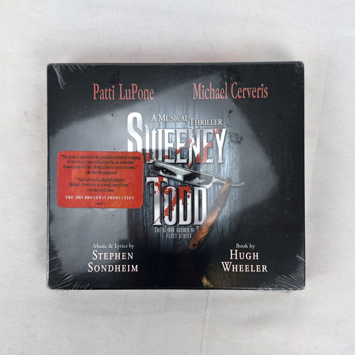 Factory sealed Sweeney Todd 2005 Broadway cast recording CD album on Nonesuch