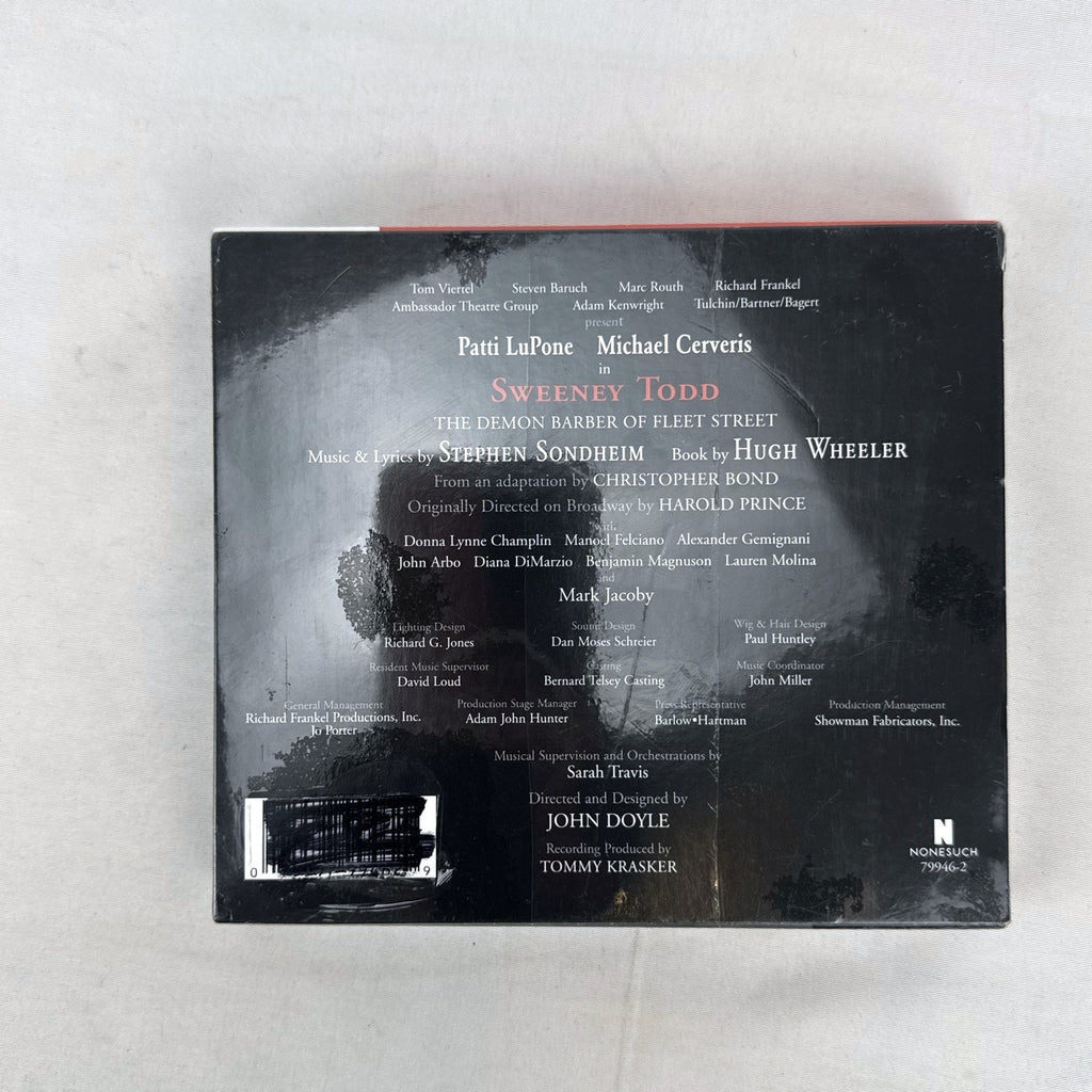 Factory sealed Sweeney Todd 2005 Broadway cast recording CD album on Nonesuch
