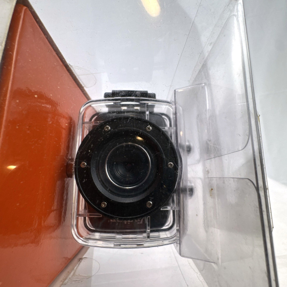 Vivitar DVR 783HD action camcorder in black with waterproof case and mounts in original packaging