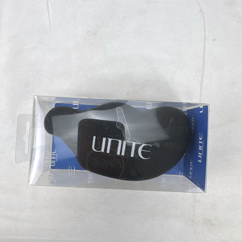 UNITE Pro-System black ergonomic palm detangler hairbrush in original clear box