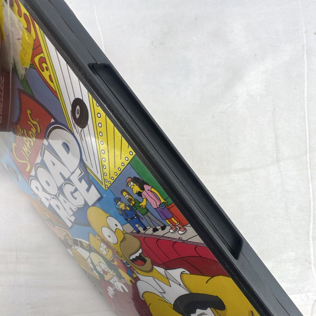 The Simpsons Road Rage video game disc and original case for Nintendo GameCube.