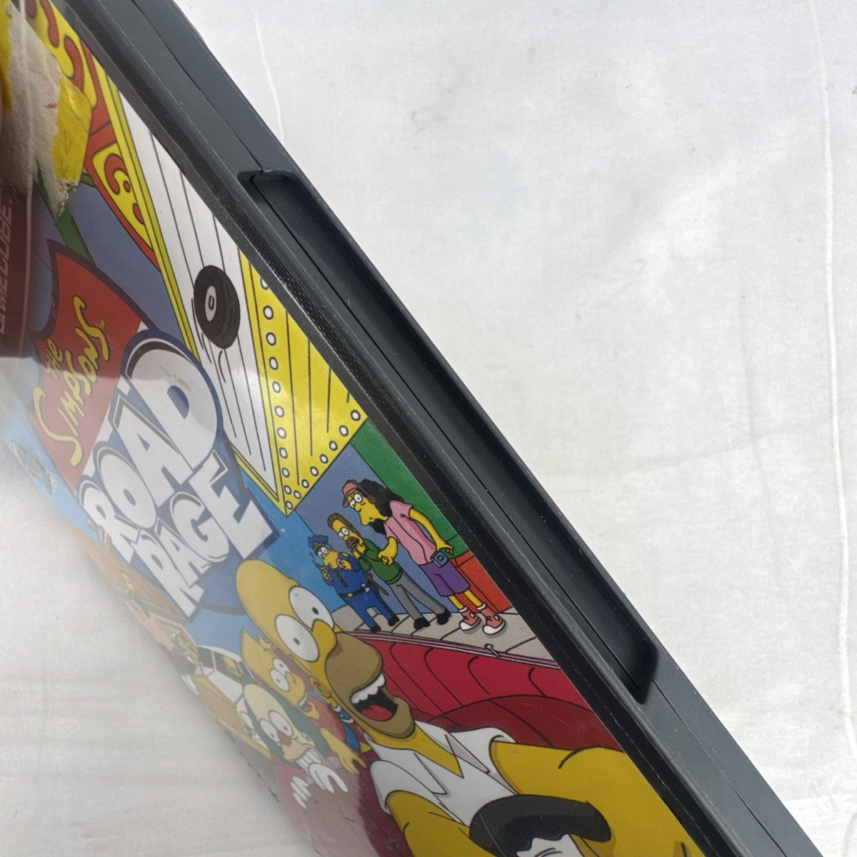 The Simpsons Road Rage video game disc and original case for Nintendo GameCube.