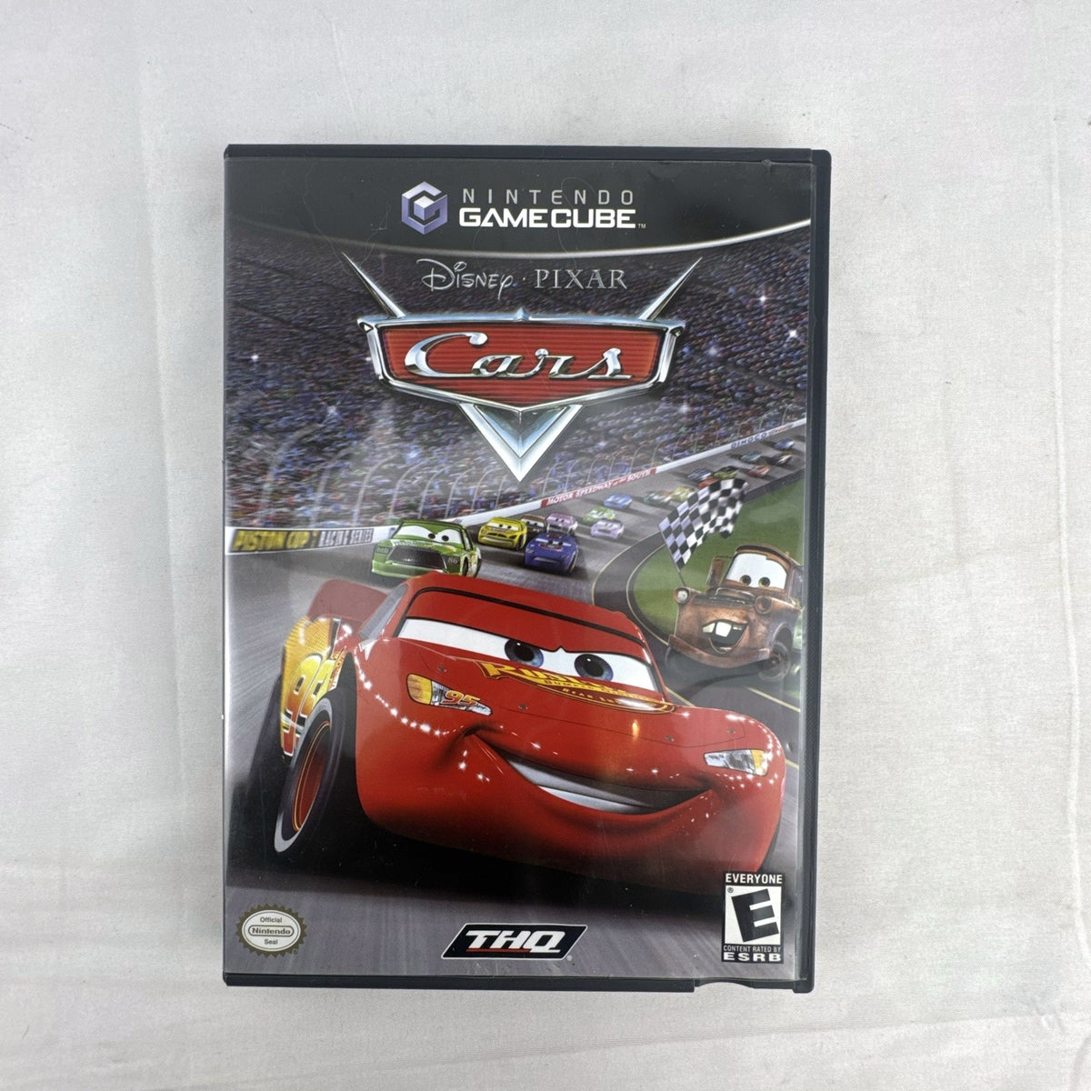 Disney Pixar Cars video game disc and original case for Nintendo GameCube by THQ