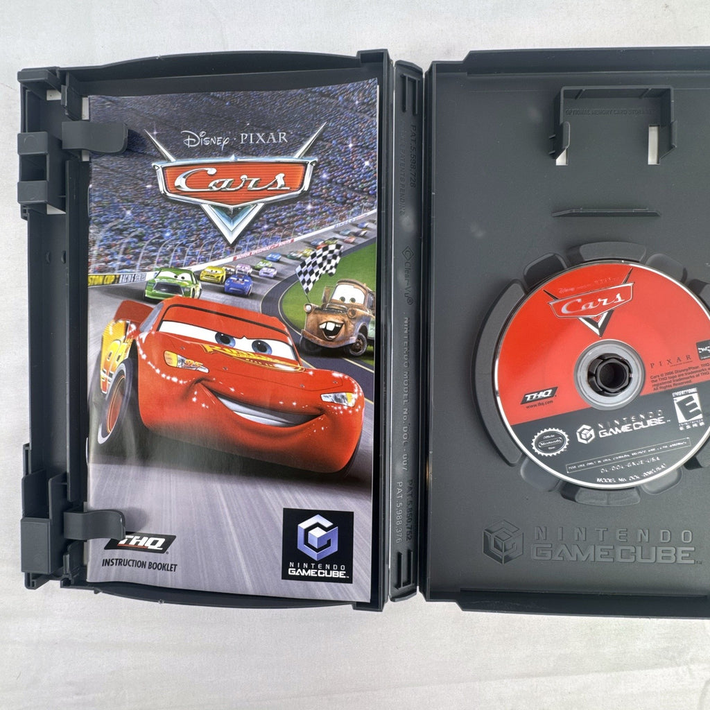 Disney Pixar Cars video game disc and original case for Nintendo GameCube by THQ