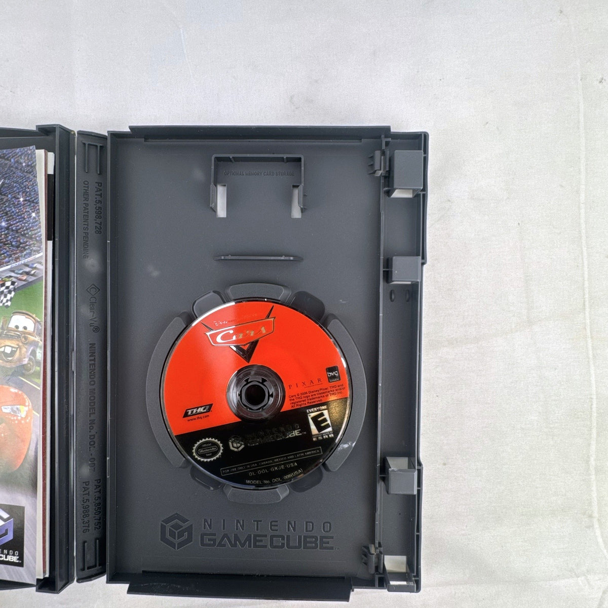 Disney Pixar Cars video game disc and original case for Nintendo GameCube by THQ