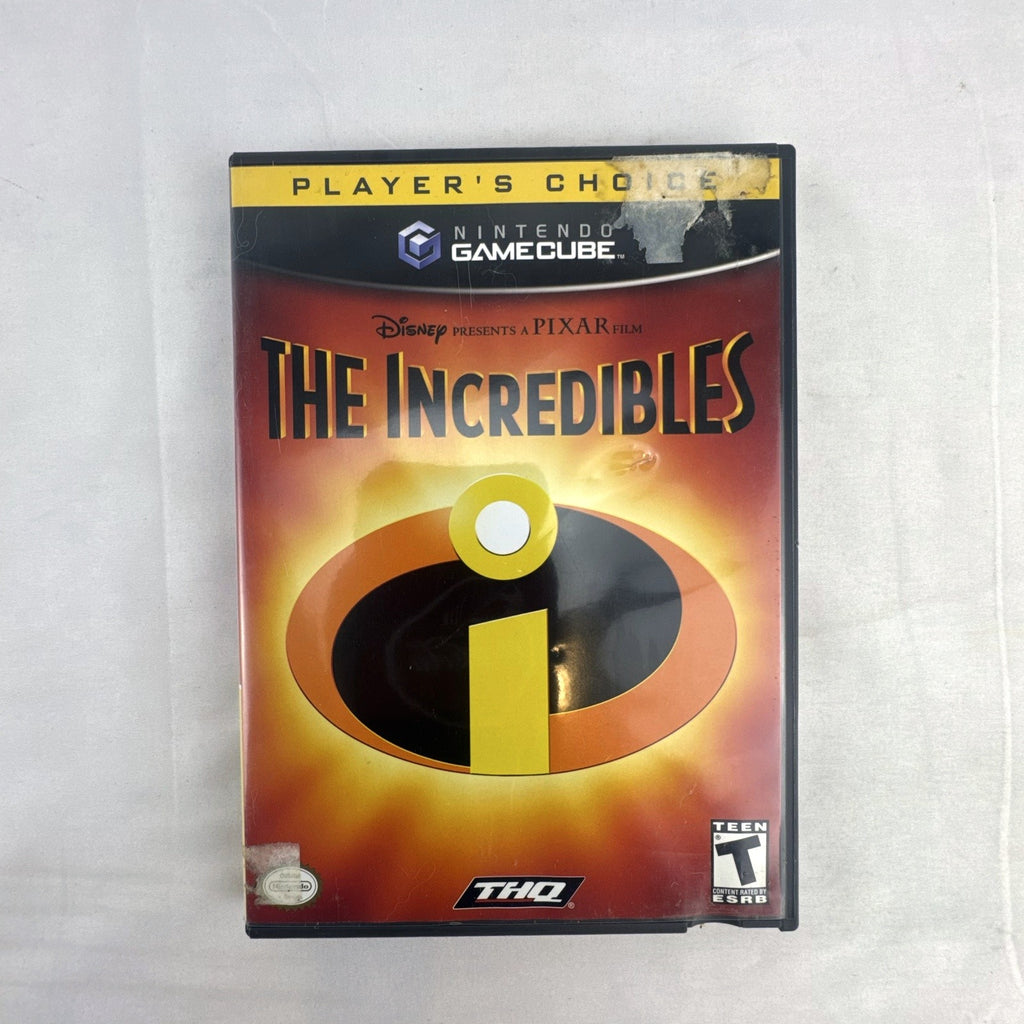 The Incredibles Player's Choice video game disc and case for Nintendo GameCube