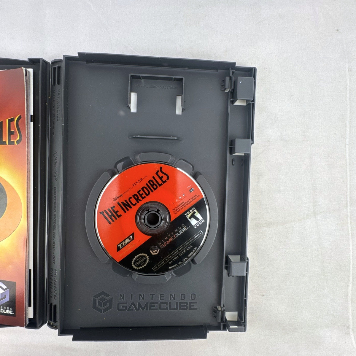 The Incredibles Player's Choice video game disc and case for Nintendo GameCube