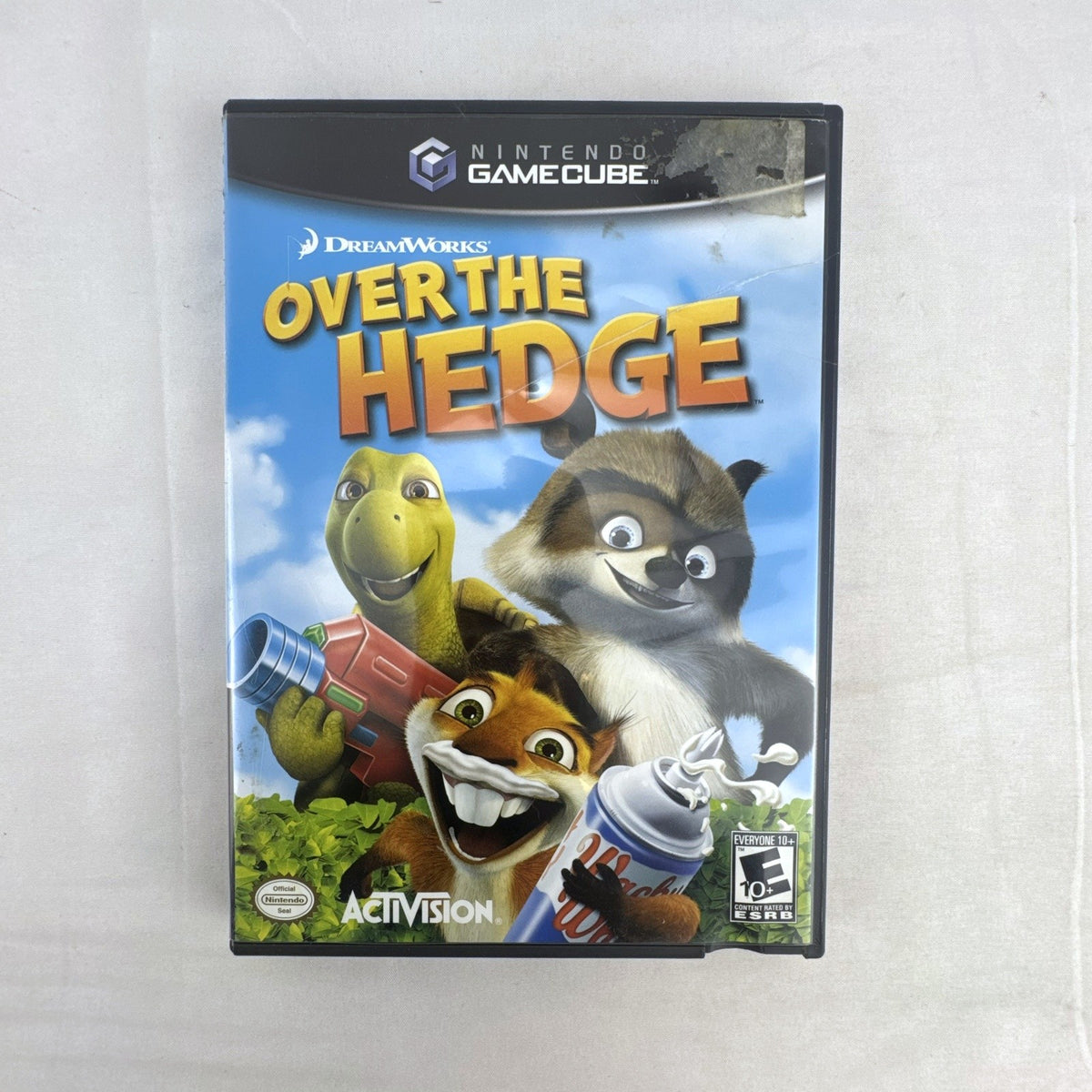 Over the Hedge Nintendo GameCube game disc and original case by Activision