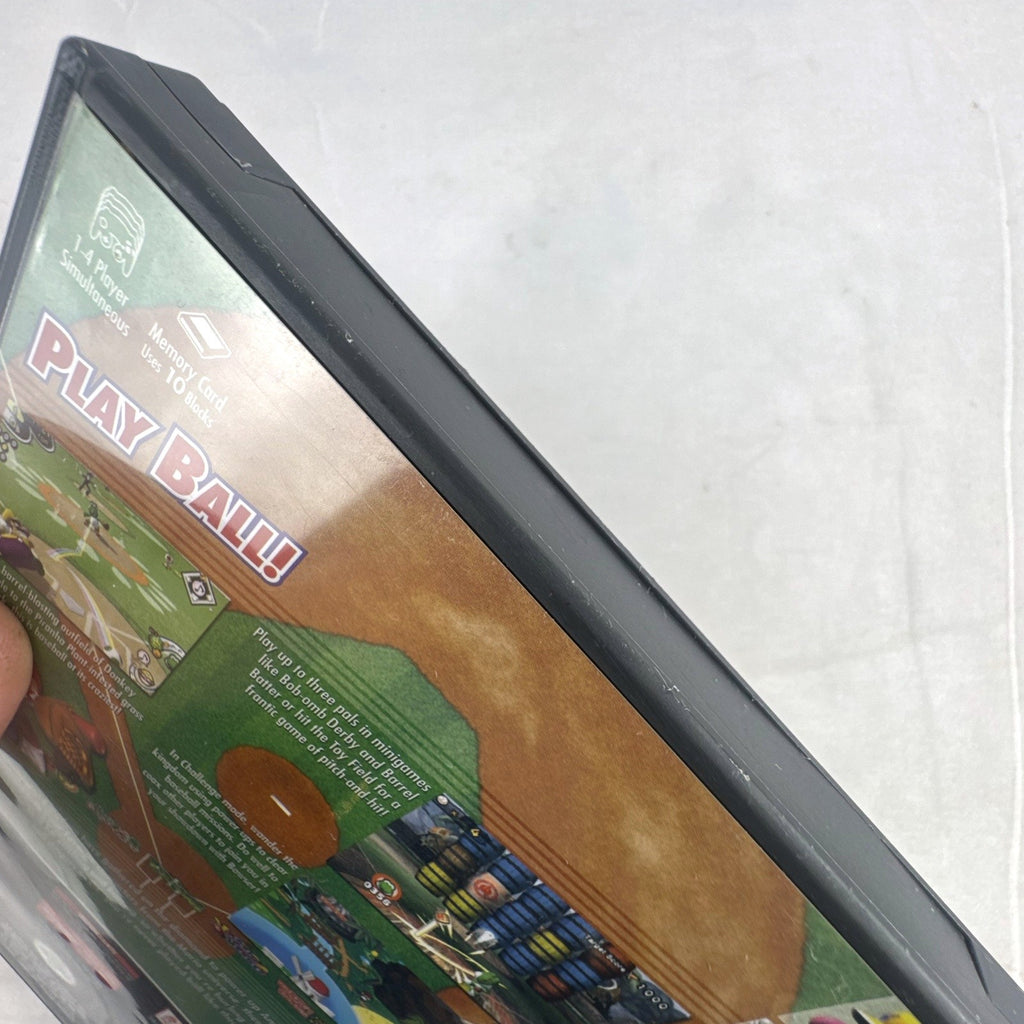 Nintendo GameCube Mario Superstar Baseball Best Seller edition game disc and case in very good condition.