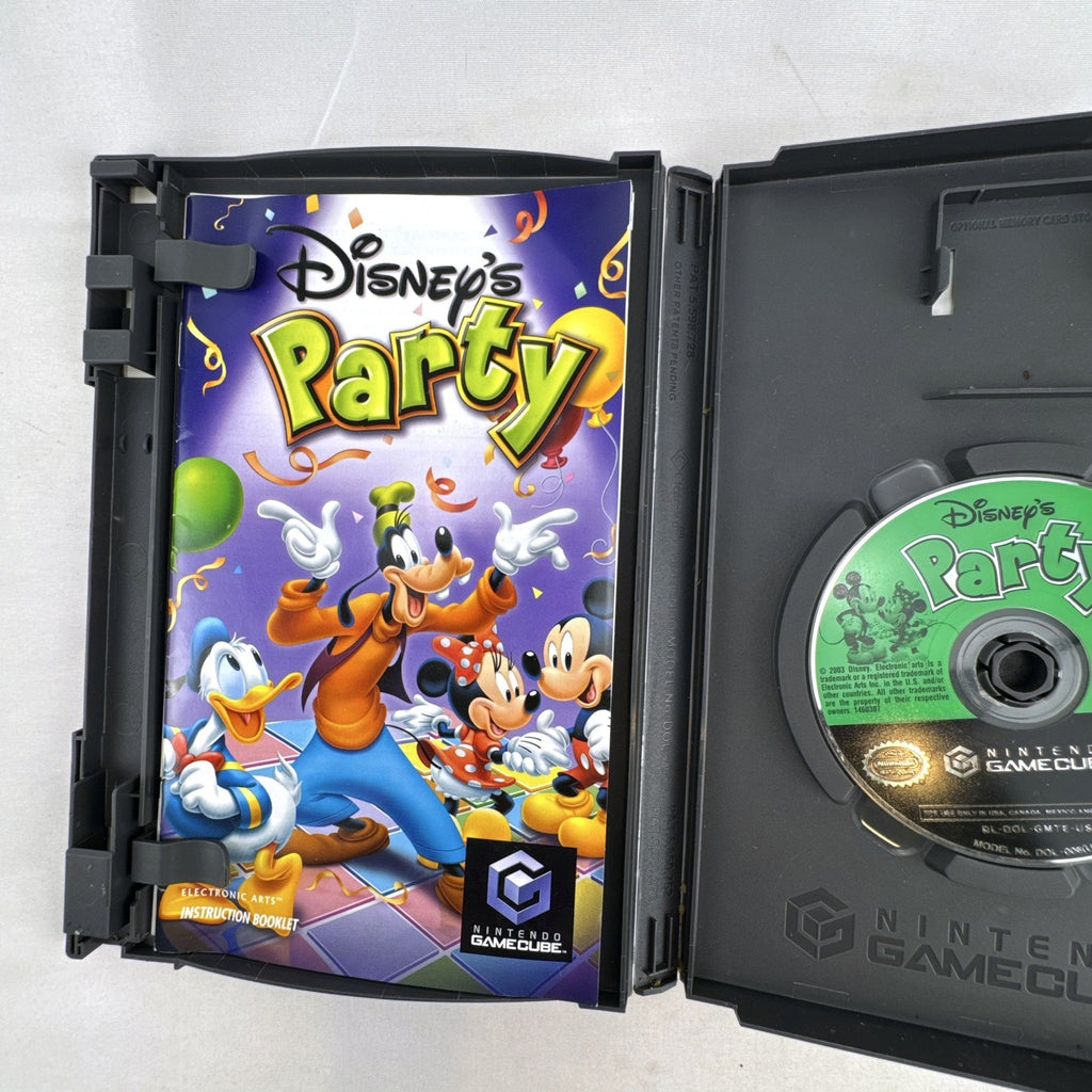 Disney's Party Nintendo GameCube 2003 video game disc and original case by Electronic Arts