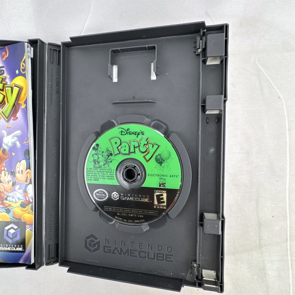Disney's Party Nintendo GameCube 2003 video game disc and original case by Electronic Arts