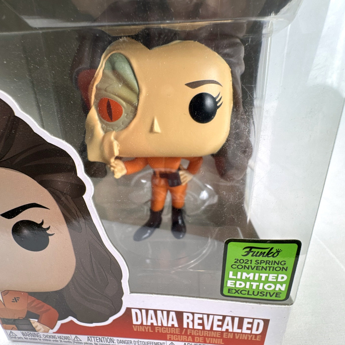 Funko Pop! Television Diana Revealed #1073 V 2021 Spring Convention Exclusive vinyl figure in box