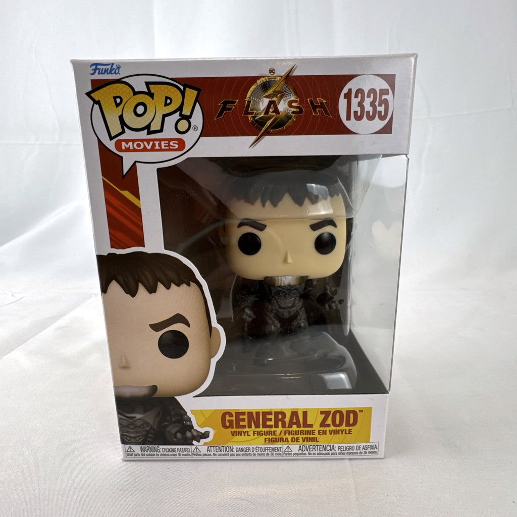 Funko Pop! Movies #1335 General Zod vinyl figure from The Flash in unopened original box.